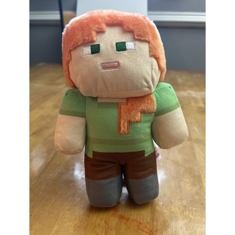 Official Mattel Minecraft Alex Plush Toy - Used Condition